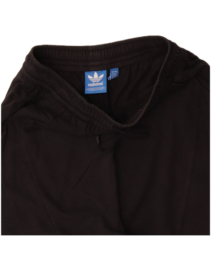 ADIDAS Mens Sport Shorts Pequeno Algodão Preto