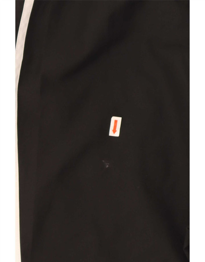 Calça de treino masculina Adidas Joggers médio preto colorblock poliéster