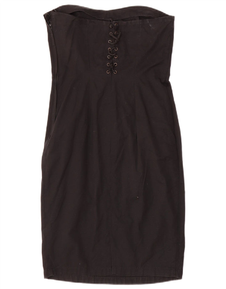Vestido sem alças feminino Massimo Rebecchi Reino Unido 8 pequeno preto