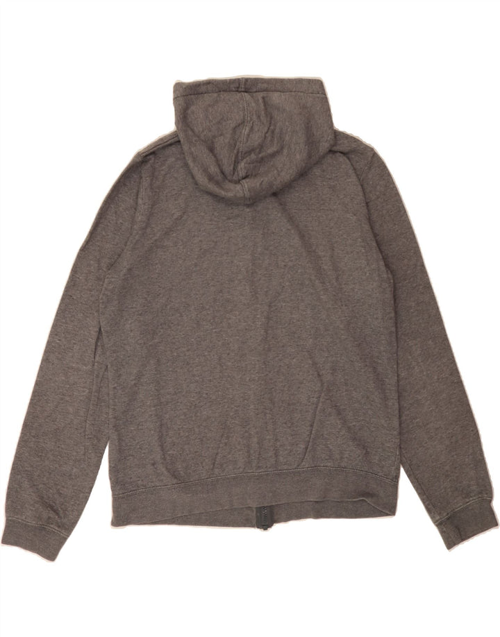 NIKE Womens Zip Hoodie Sweater UK 16 Large Grey Cotton Vintage Nike and Second-Hand Nike from Messina Hembry 