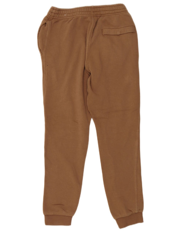 Calça de treino masculina Nike joggers pequeno algodão bege