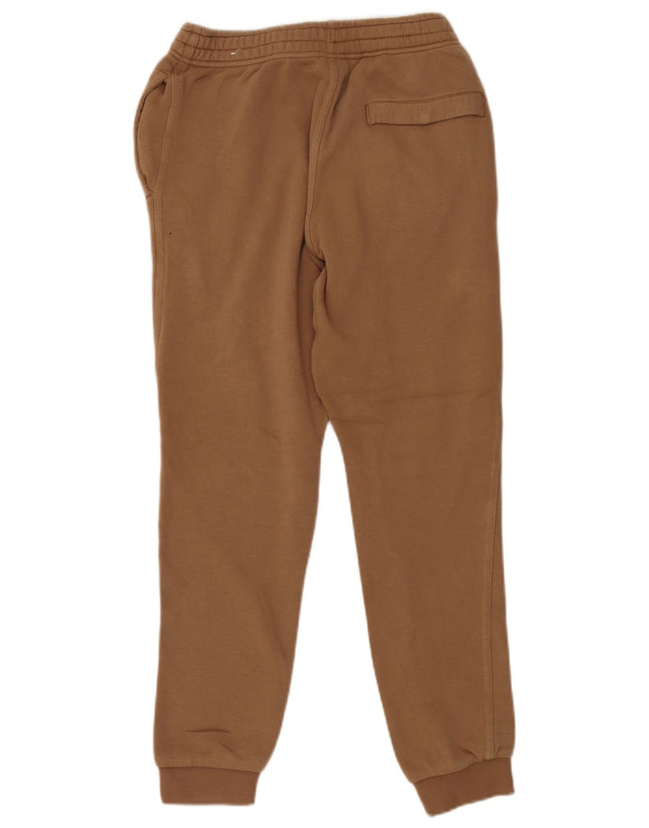 Calça de treino masculina Nike joggers pequeno algodão bege