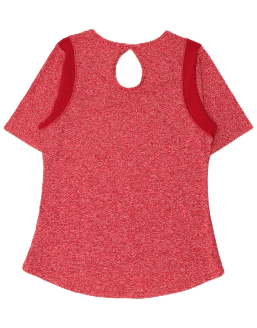 Camiseta feminina Fila UK 12 poliéster colorblock rosa médio