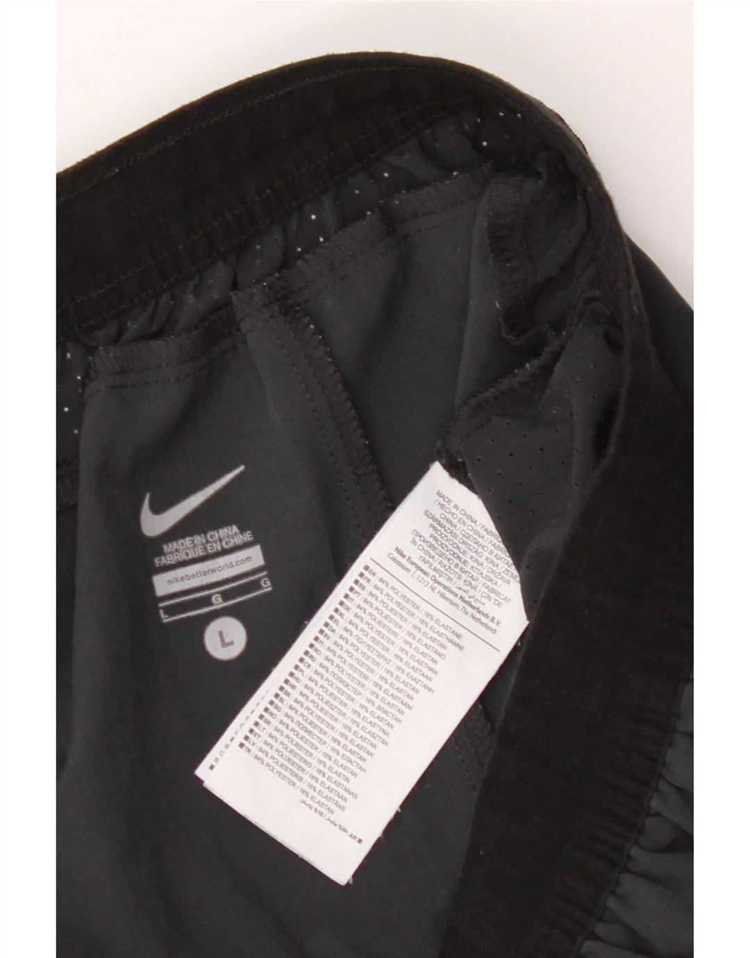 Nike Mens Sport Shorts Grande Poliéster Preto