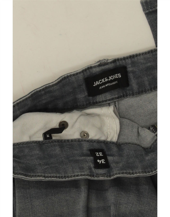 Jack & Jones Masculino GLENN Slim Jeans W34 L32 Azul