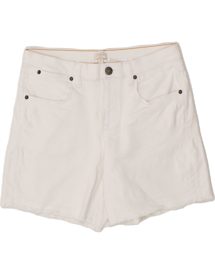 J. CREW Womens Casual Shorts W27 Small  White Cotton Vintage J. Crew and Second-Hand J. Crew from Messina Hembry 