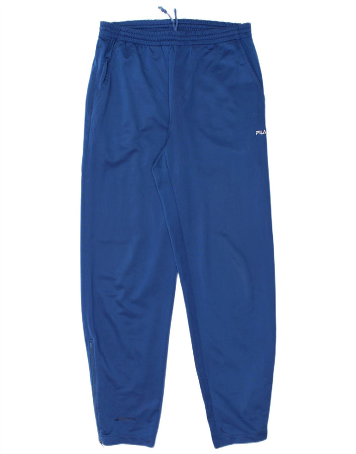 Calça de treino feminina Fila IT 44 poliéster azul médio