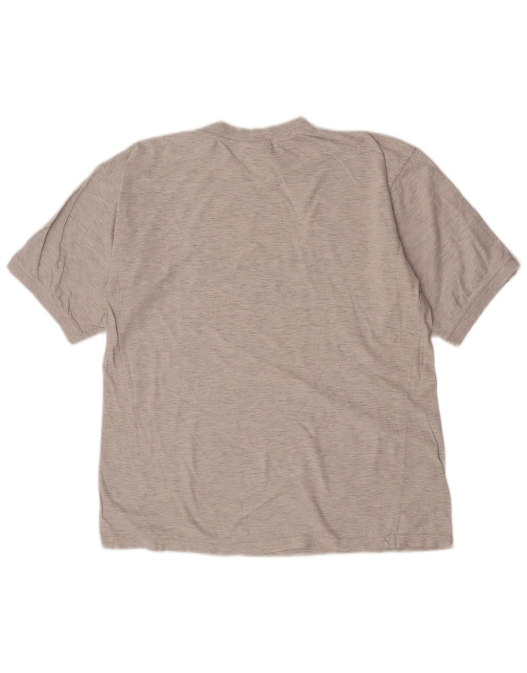 Camiseta masculina Reebok Graphic Top cinza médio algodão manchado
