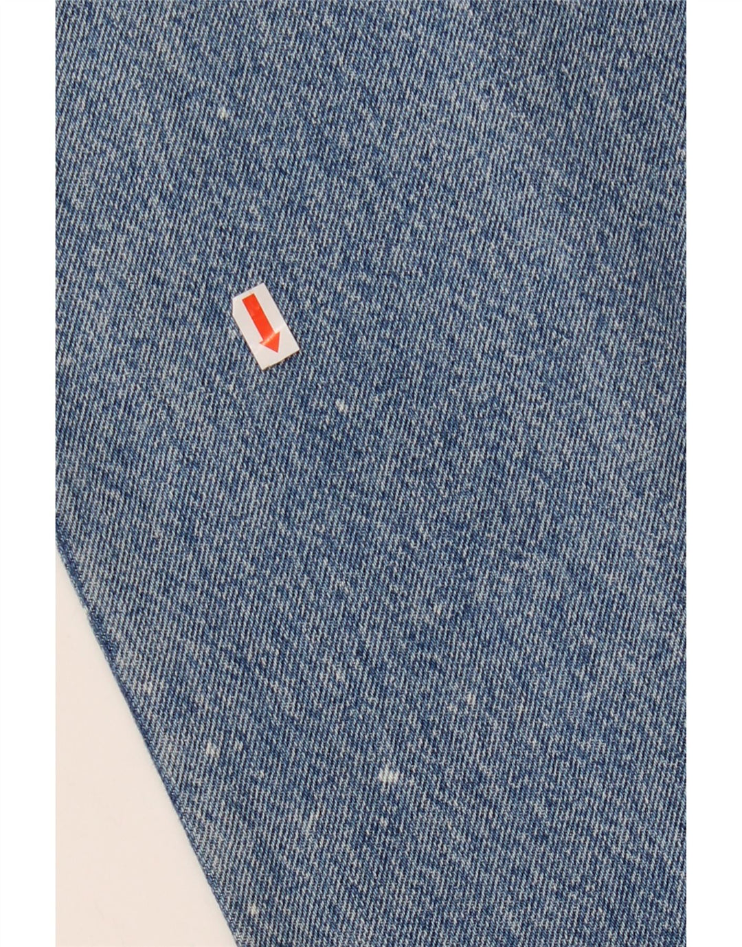 Calça jeans feminina de cintura alta BENETTON IT 48 XL W32 L30 azul algodão