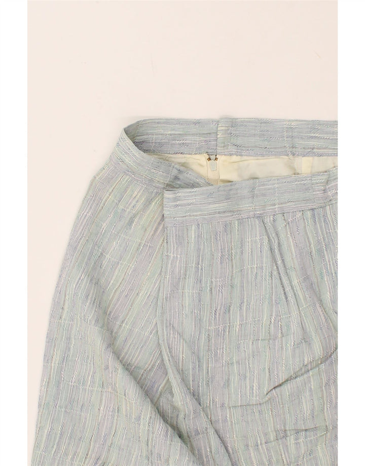 VINTAGE Womens Pencil Skirt W32 Large Blue Striped Vintage Vintage and Second-Hand Vintage from Messina Hembry 