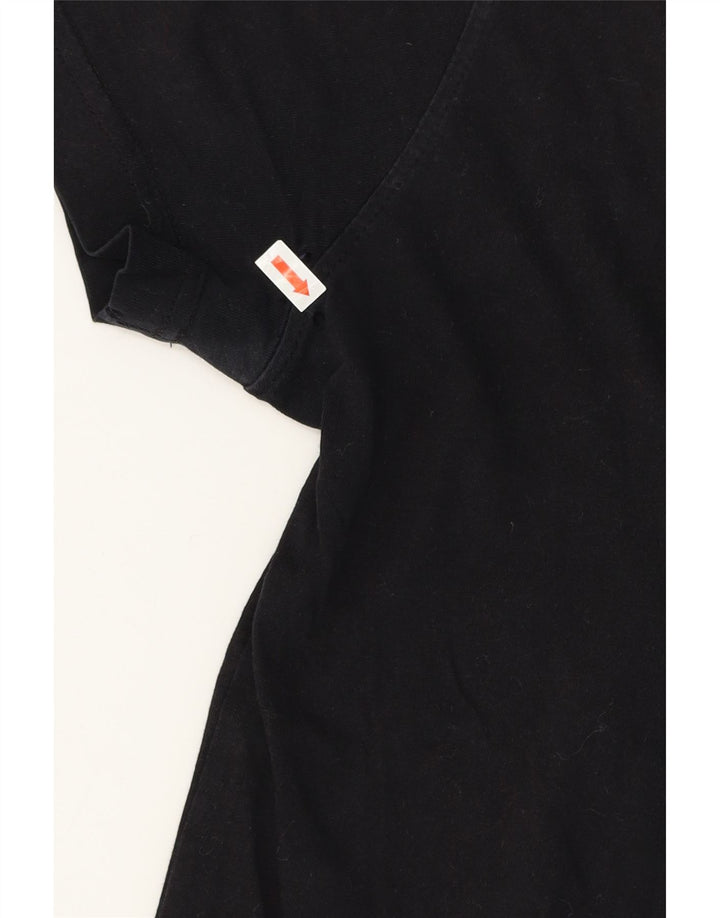 Camiseta masculina Tommy Hilfiger Top médio algodão preto