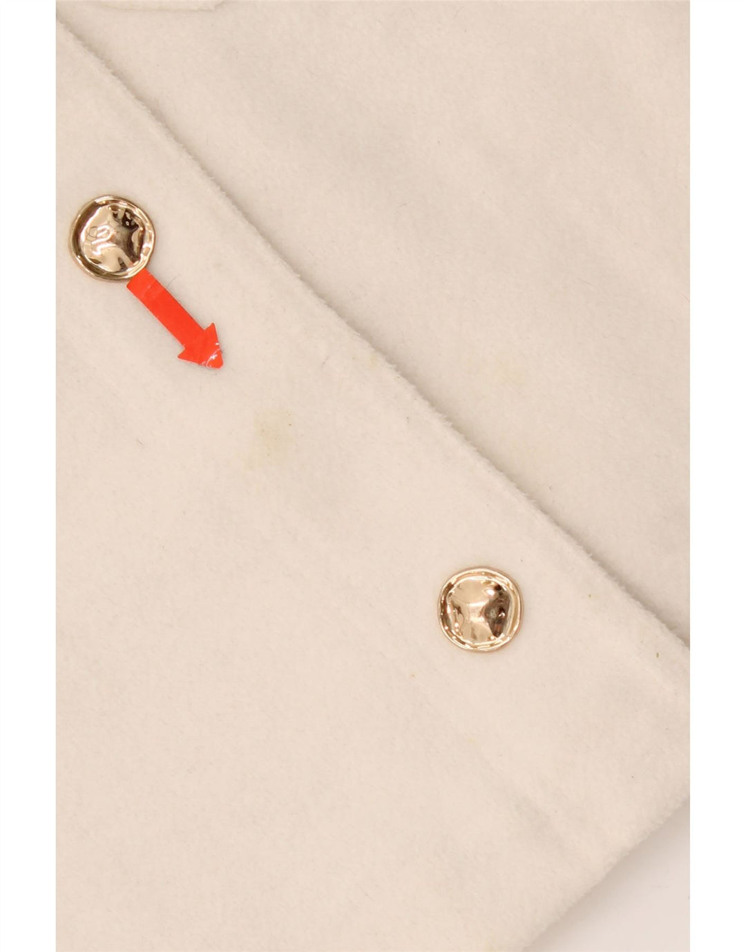 Jaqueta blazer feminina Zara com 4 botões UK 10 poliéster branco pequeno