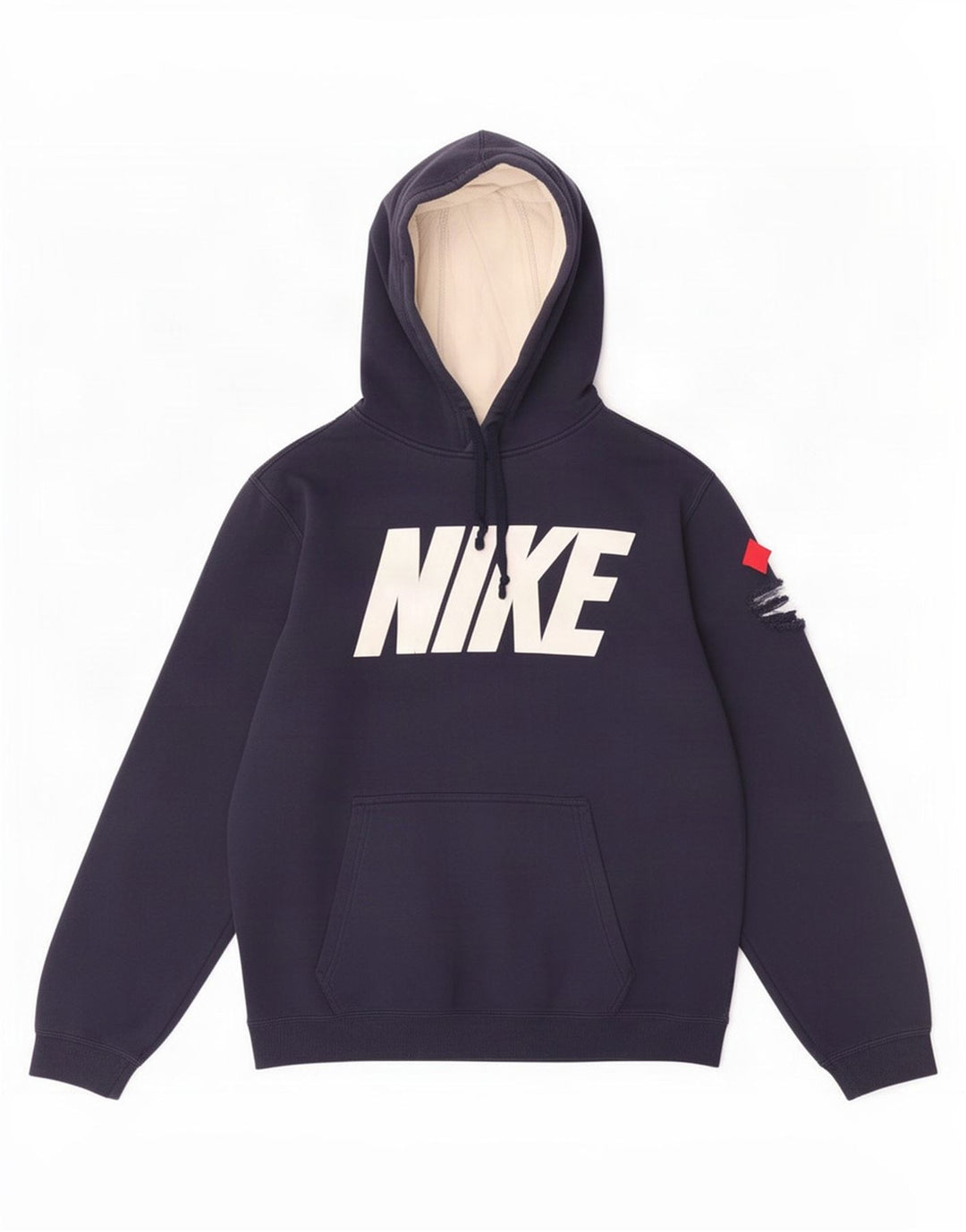 Jumper com capuz gráfico masculino Nike médio azul marinho