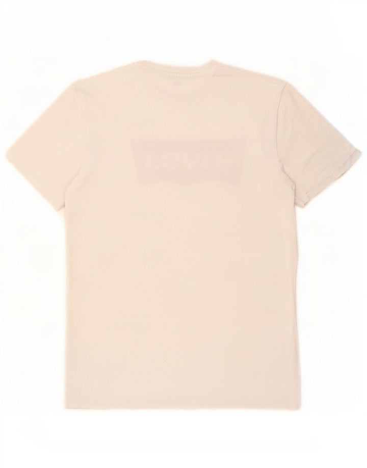 Camiseta masculina gráfica Levi's Top pequeno branco