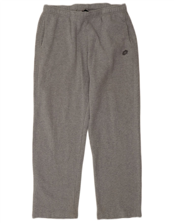 Calça de treino masculina LOTTO grande cinza manchada