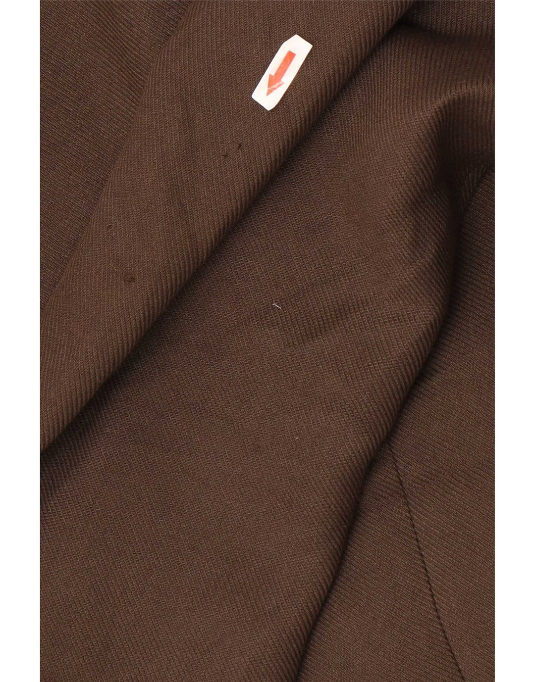 Sobretudo oversized feminino Zara UK 14 poliéster marrom médio