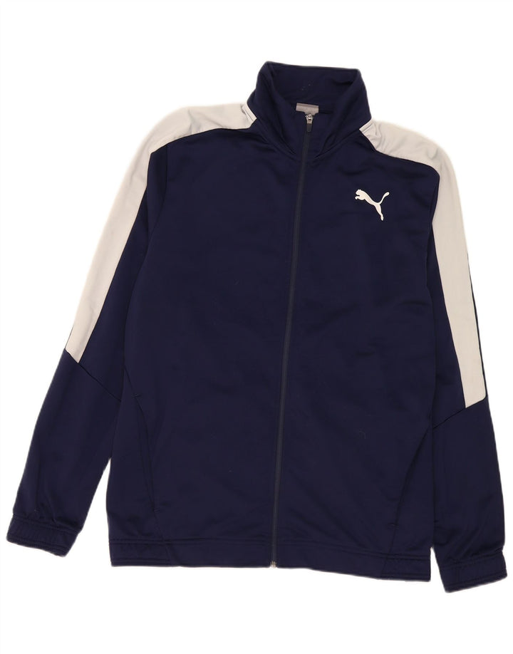 Puma Mens Tracksuit Top Jacket 2XL Azul marinho Colourblock