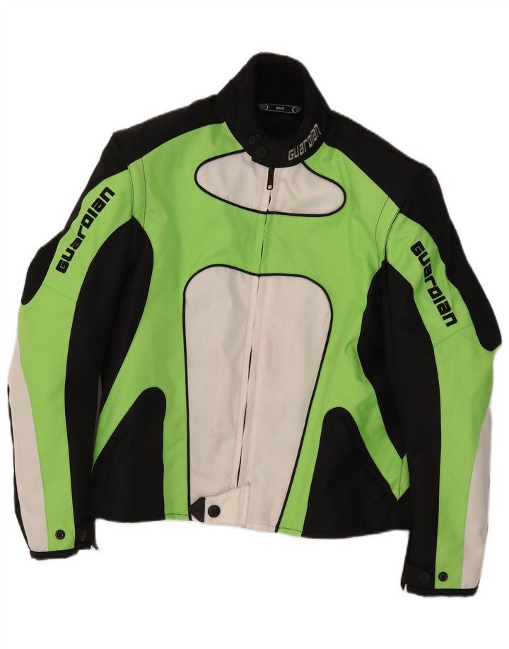 Jaqueta feminina Guardian para motociclista Reino Unido 14 bloco colorido preto médio