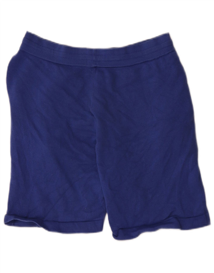 Zara Mens Sport Shorts Médio Azul Algodão
