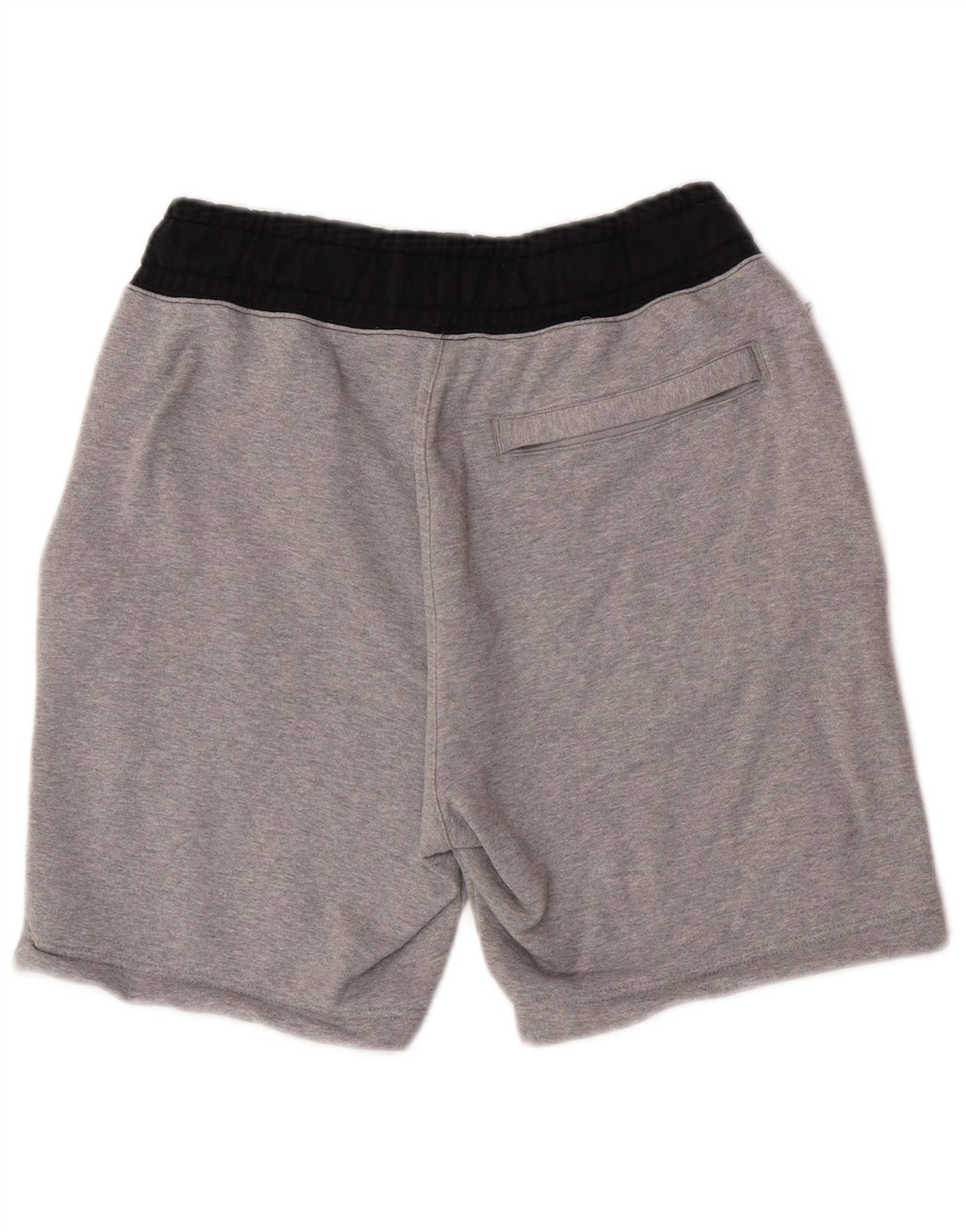 Shorts esportivos masculinos Nike médio cinza colorblock algodão
