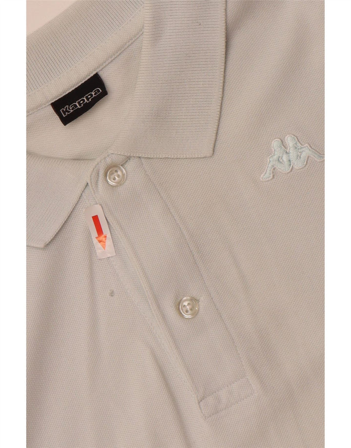 Camisa polo masculina Kappa médio algodão branco