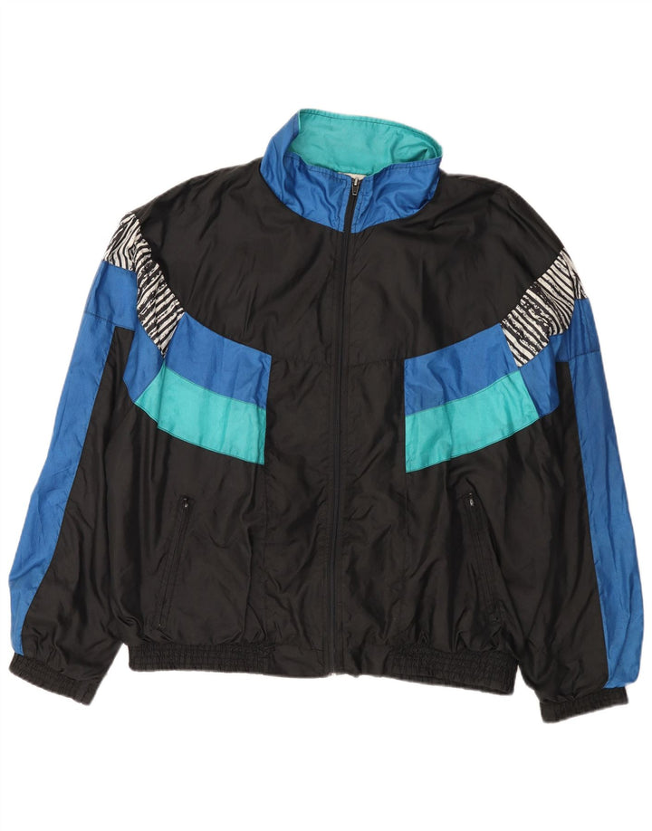 Marcel Clair Mens Treino Top Jacket XL Preto Colourblock Poliamida