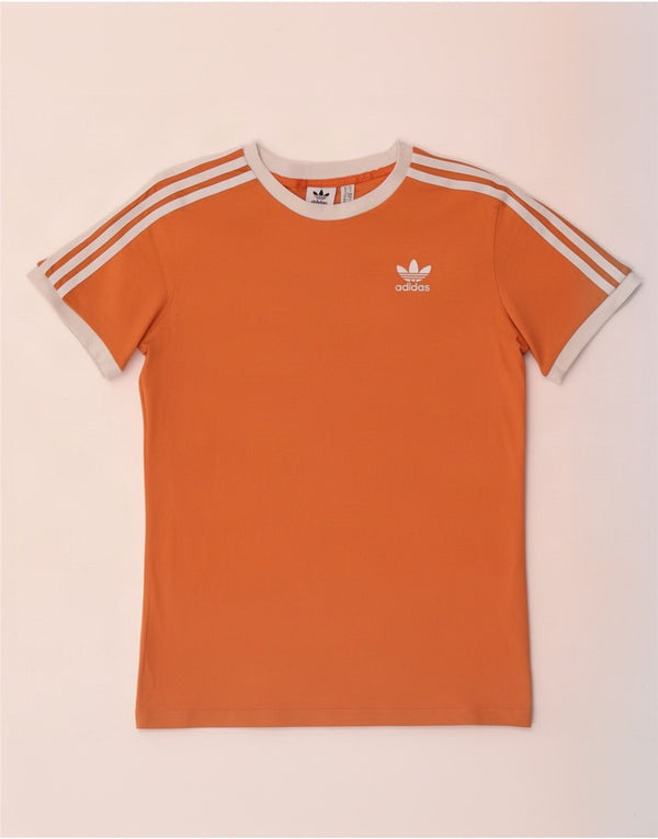 Camiseta Feminina Adidas Top UK 10 Pequeno Algodão Laranja
