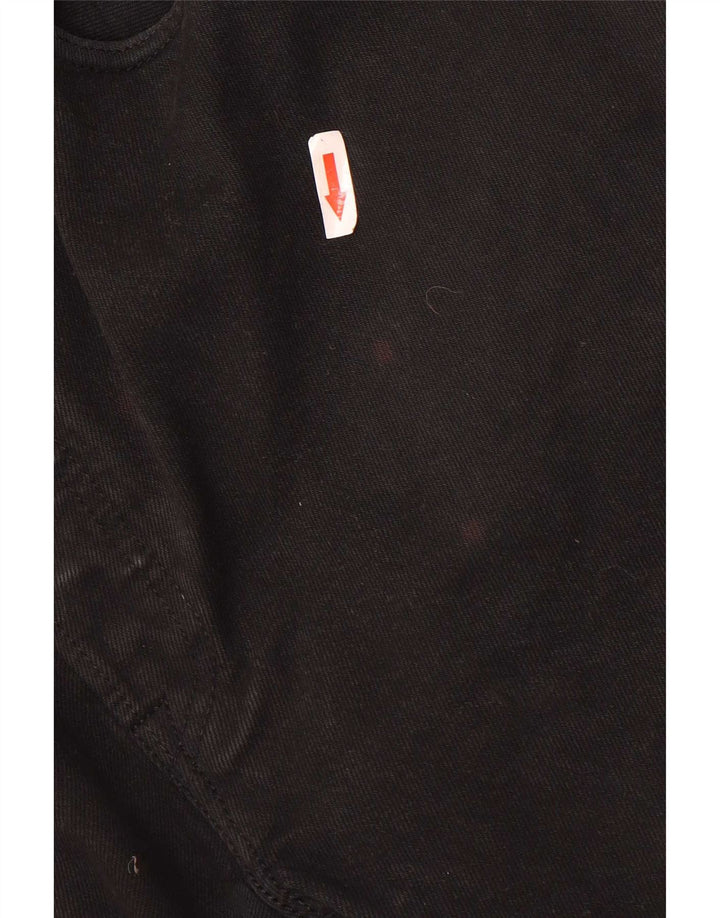 Jeans Levi's 501 Straight Masculino W32 L34 Algodão Preto
