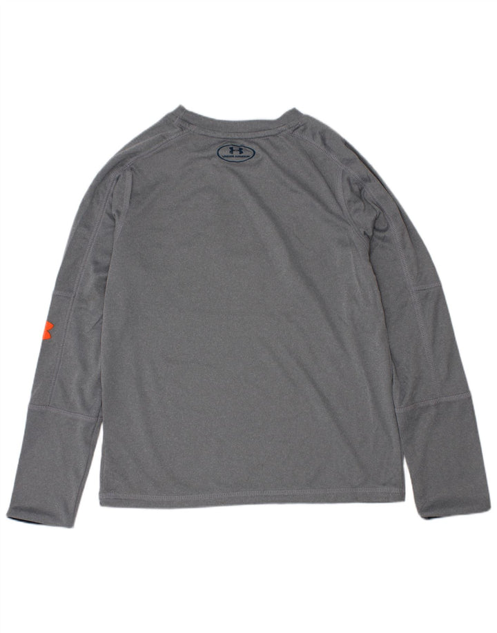 Under Armour Boys Graphic Top manga comprida 6-7 anos XS cinza