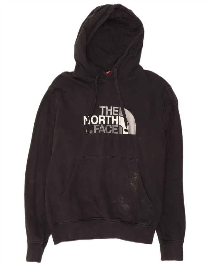 THE NORTH FACE moletom com capuz gráfico masculino médio algodão preto