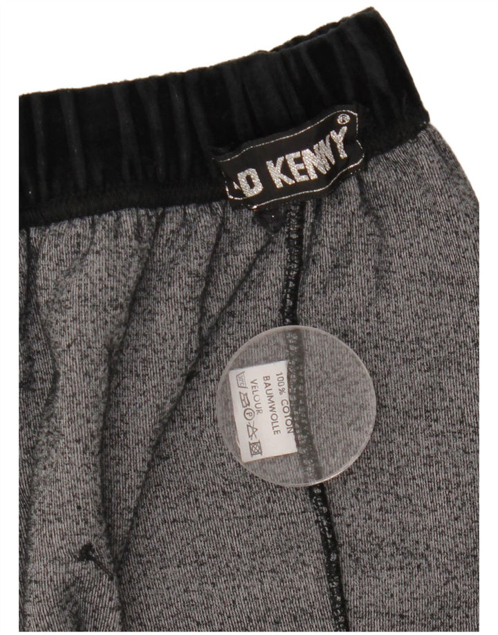 Minissaia feminina de veludo Kenny W30 algodão preto médio