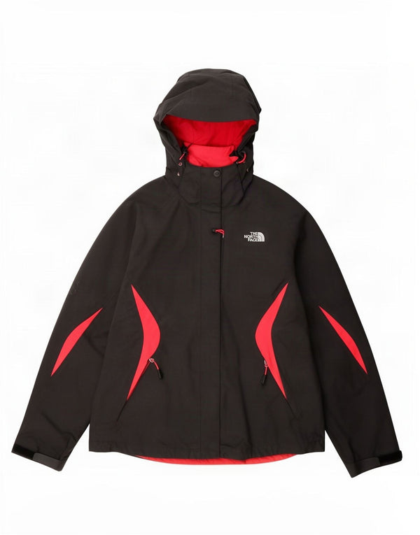 Jaqueta de chuva feminina The North Face Hyvent Reino Unido 14 bloco colorido cinza médio