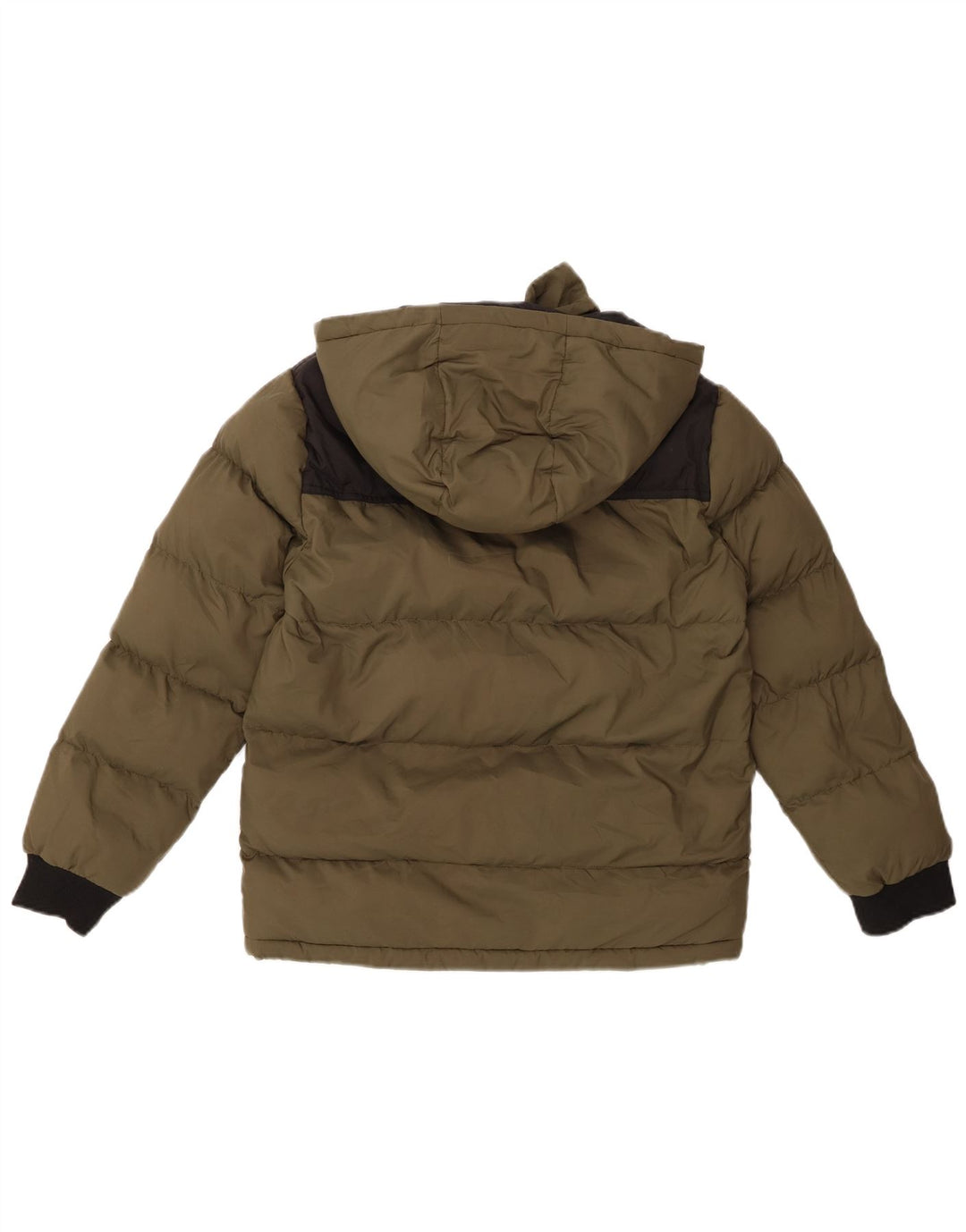 Jaqueta acolchoada com capuz para meninos TIMBERLAND 11-12 anos XS cáqui Colourblock
