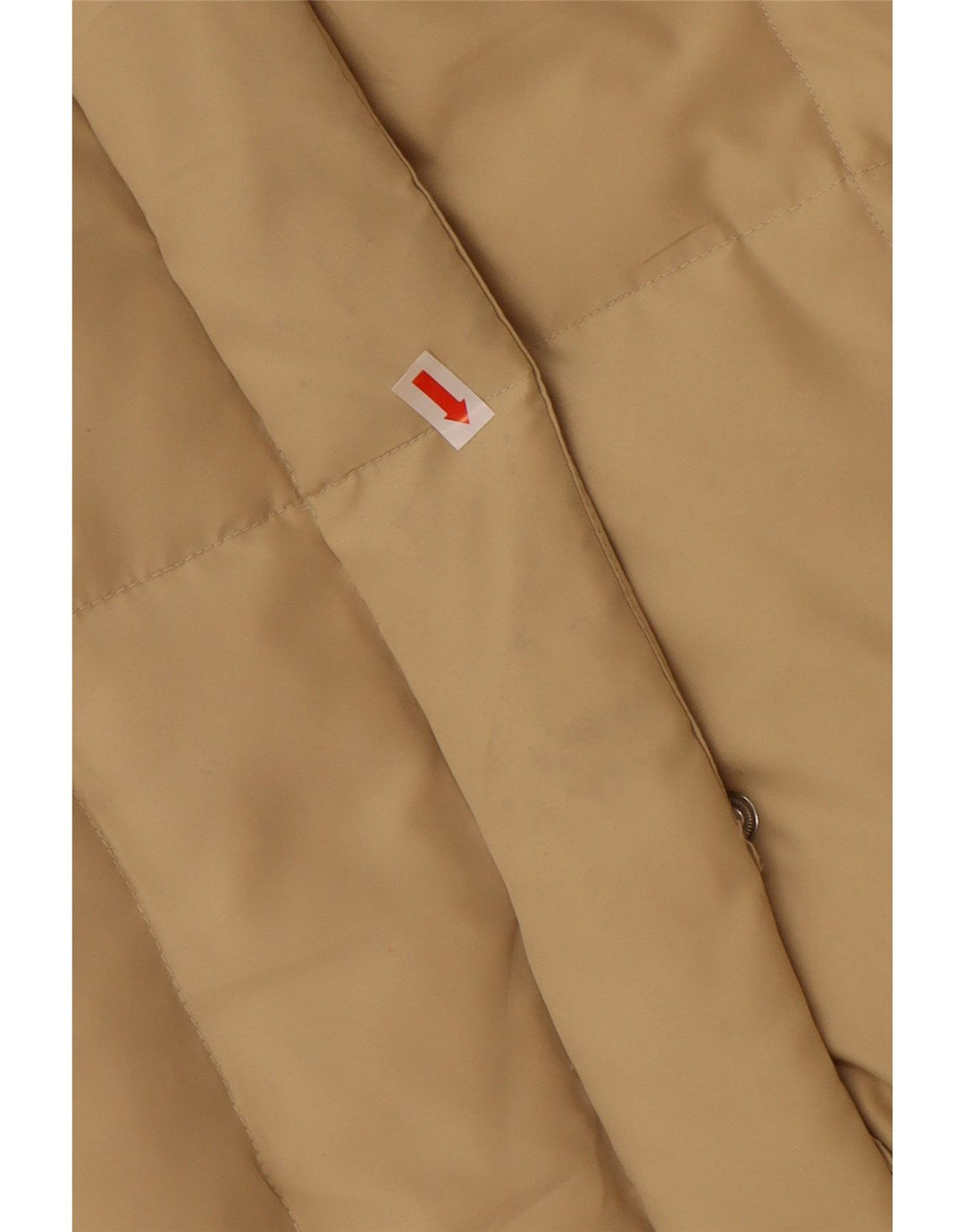 Casaco feminino acolchoado com capuz BRUGI IT 44 poliéster bege médio