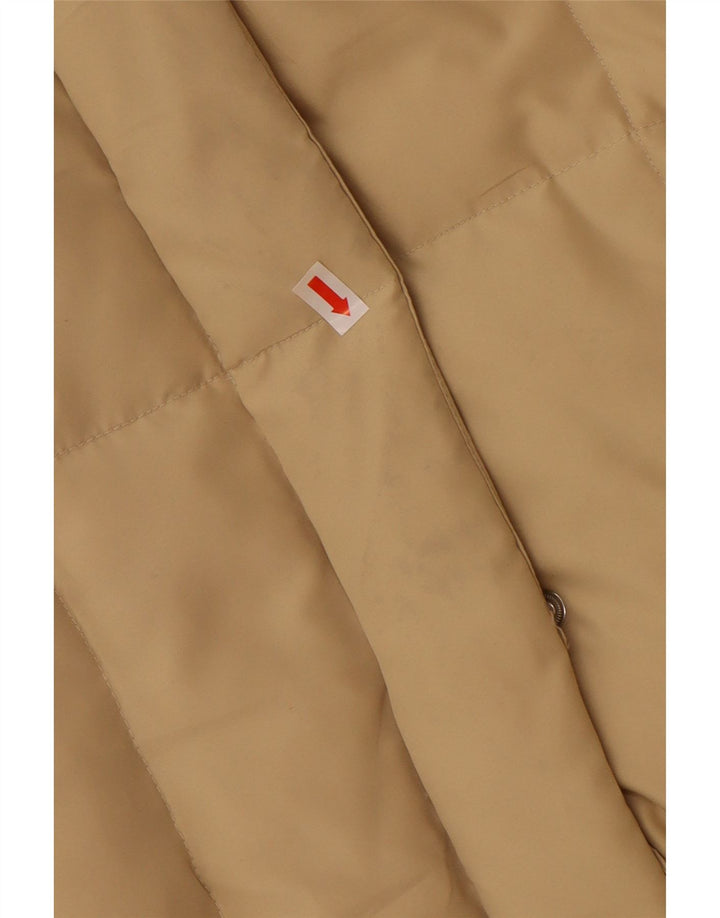 Casaco feminino acolchoado com capuz BRUGI IT 44 poliéster bege médio