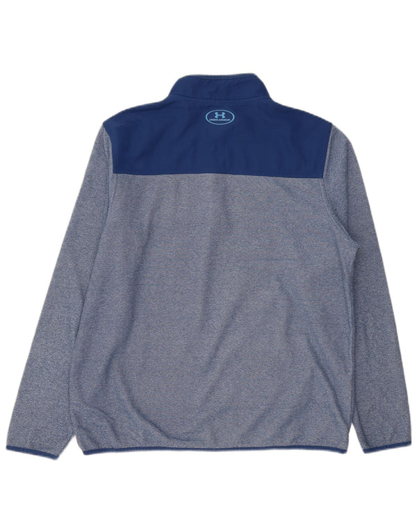 Under Armour Mens Cold Gear Pulôver Treino Top Grande Listrado Azul