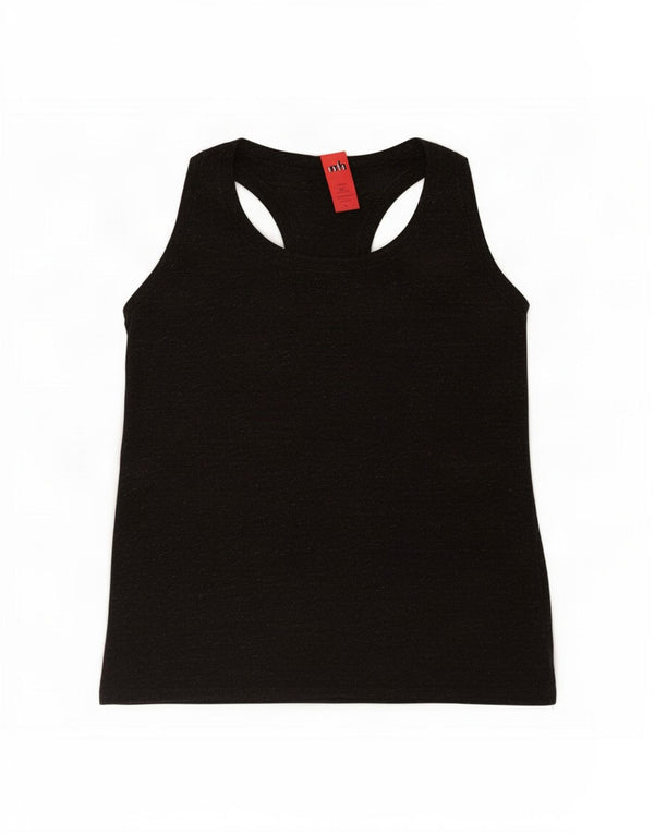 Nike Womens Graphic Vest Top UK 6 XS Grey Flecked