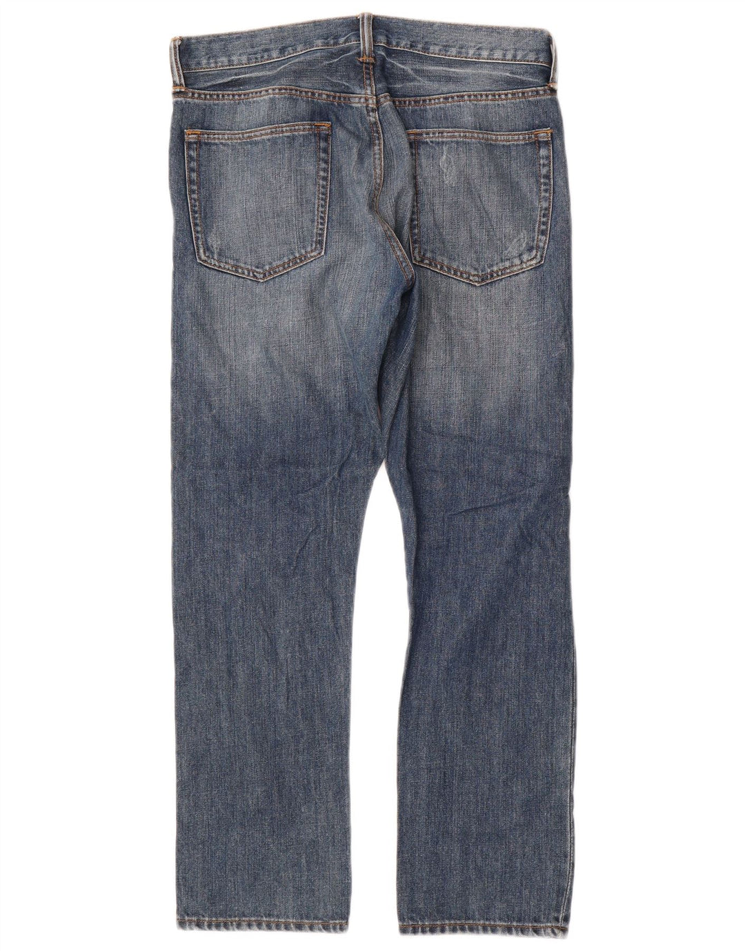 Jeans masculinos Gap Standard Distressed Tapered W32 L30 Azul Algodão