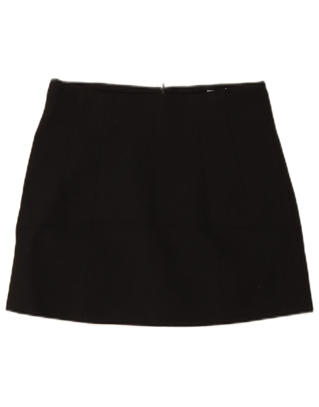 Minissaia feminina ZARA pequena W26 poliéster preto