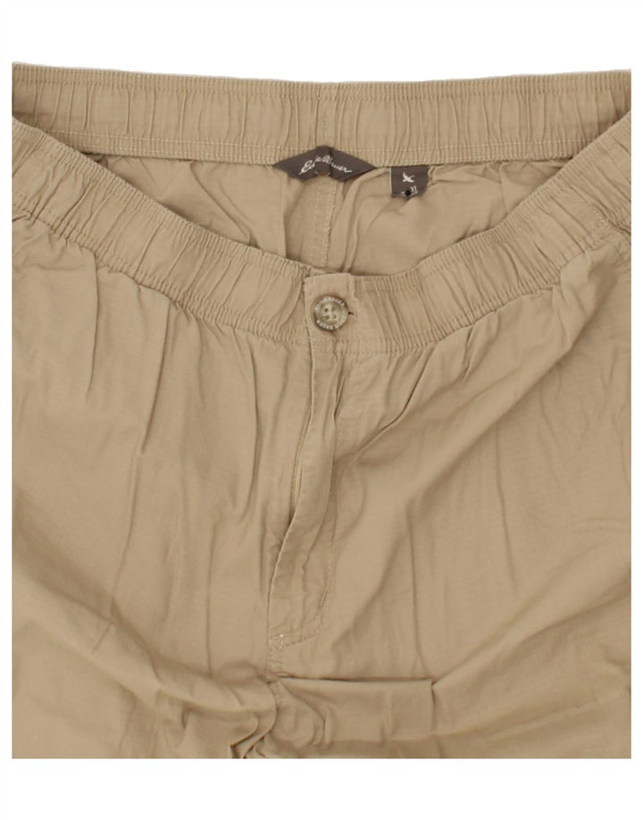 EDDIE BAUER Mens Chino Shorts XL W38 Beige Cotton Vintage Eddie Bauer and Second-Hand Eddie Bauer from Messina Hembry 