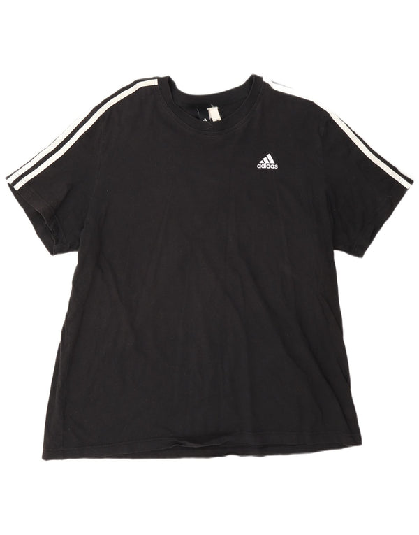 Camiseta masculina Adidas Top 2XL algodão preto