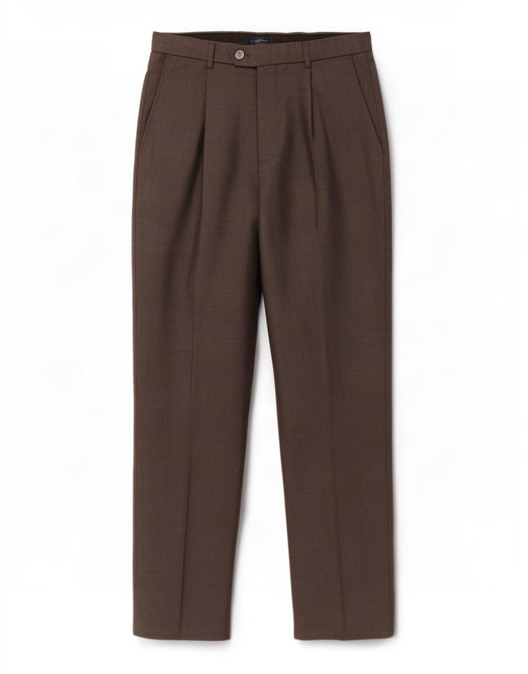Calça feminina Marks & Spencer W32 L33 marrom poliéster