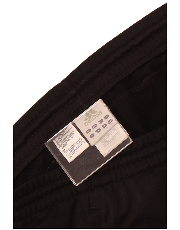 Calça de treino masculina Adidas grande poliéster preto