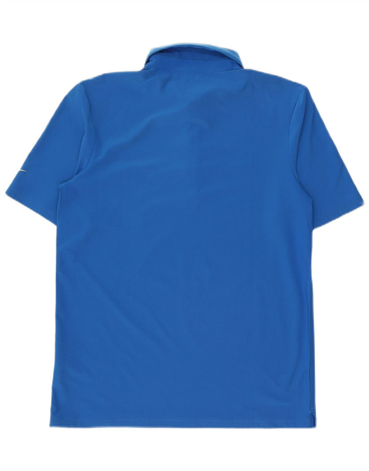 Camisa polo masculina Nike Dri Fit poliéster azul médio