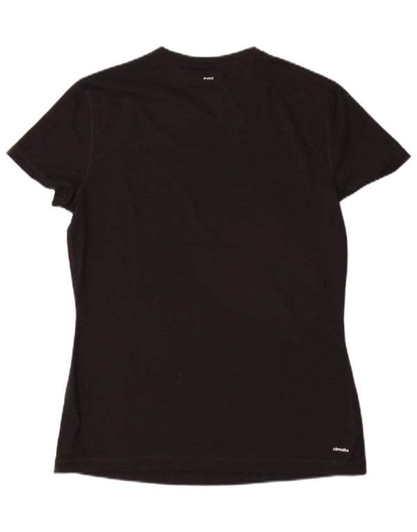 Camiseta Adidas Climalite Feminina Top UK 12/14 Médio Preto Poliéster