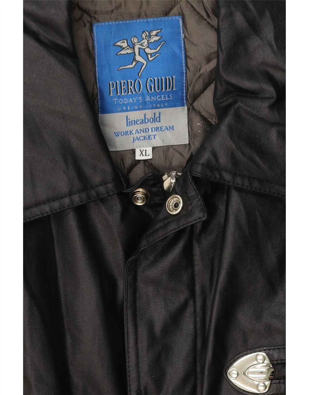 Jaqueta utilitária masculina Piero Guidi UK 42 XL preta