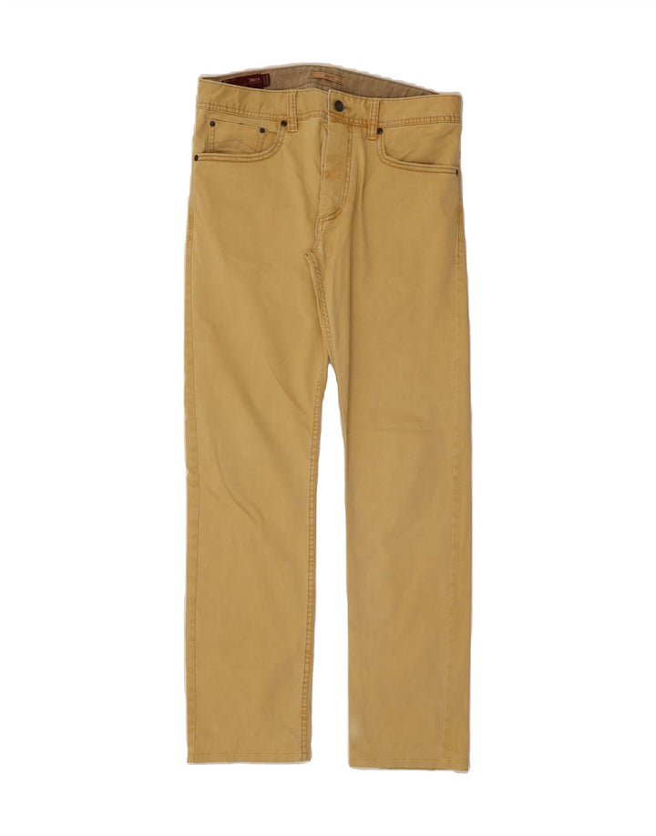 MARLBORO CLASSICS Mens Straight Casual Trousers W31 L30 Beige Cotton Vintage Marlboro Classics and Second-Hand Marlboro Classics from Messina Hembry 