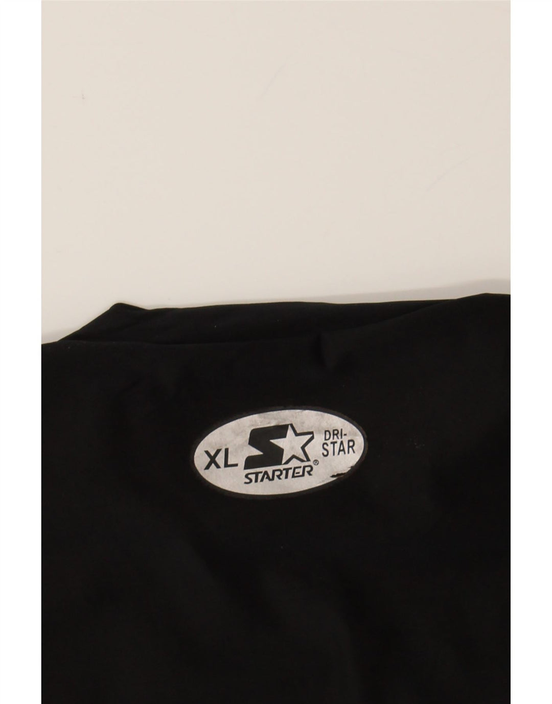 STARTER Mens Top Long Sleeve XL Black Polyester Vintage Starter and Second-Hand Starter from Messina Hembry 