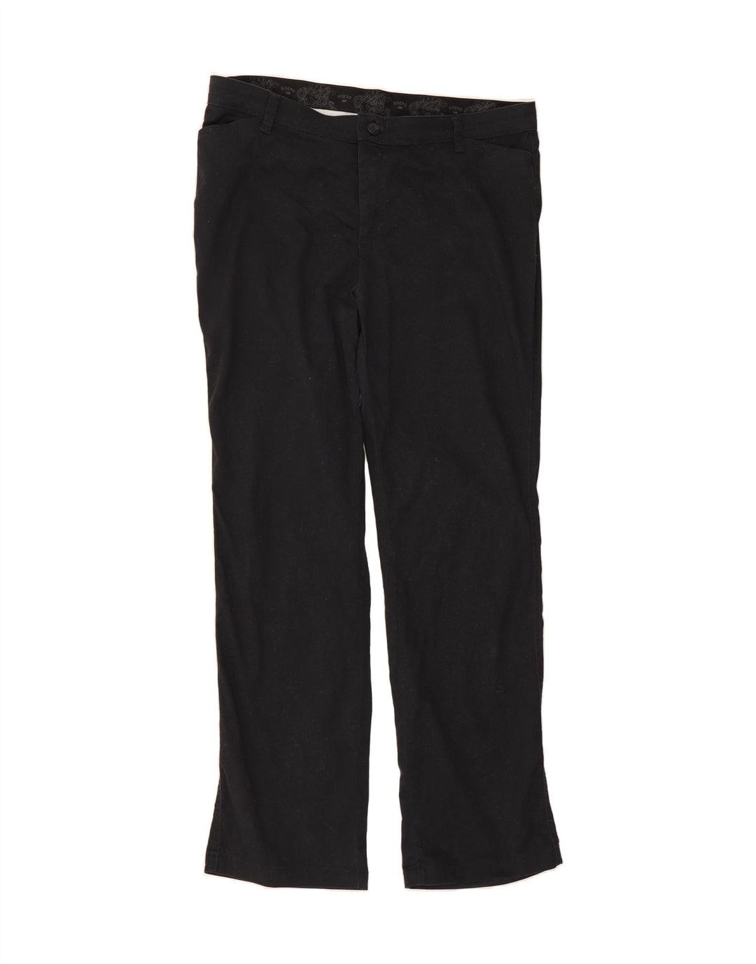 LEE Womens Raiders Straight Casual Trousers W36 L32 Black Cotton Vintage Lee and Second-Hand Lee from Messina Hembry 