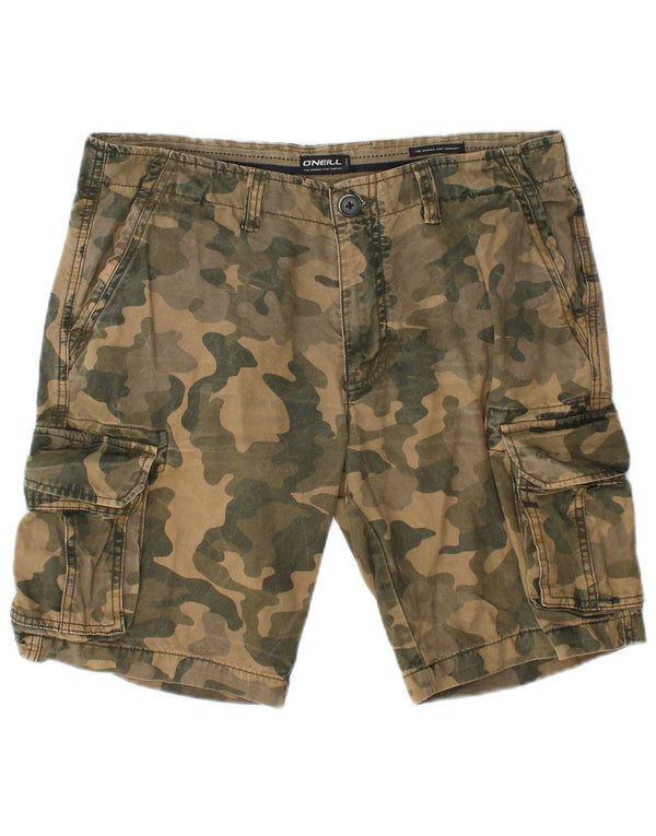 Shorts cargo masculino O'NEILL W31 camuflagem verde médio